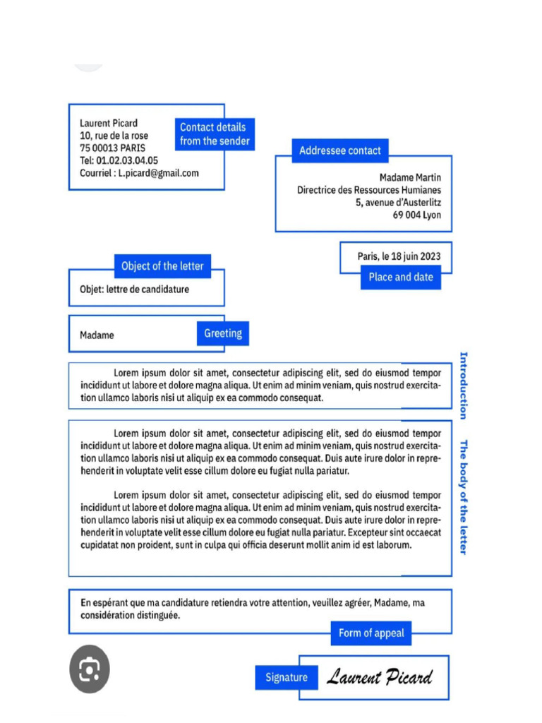 french-letter-structure-pdf