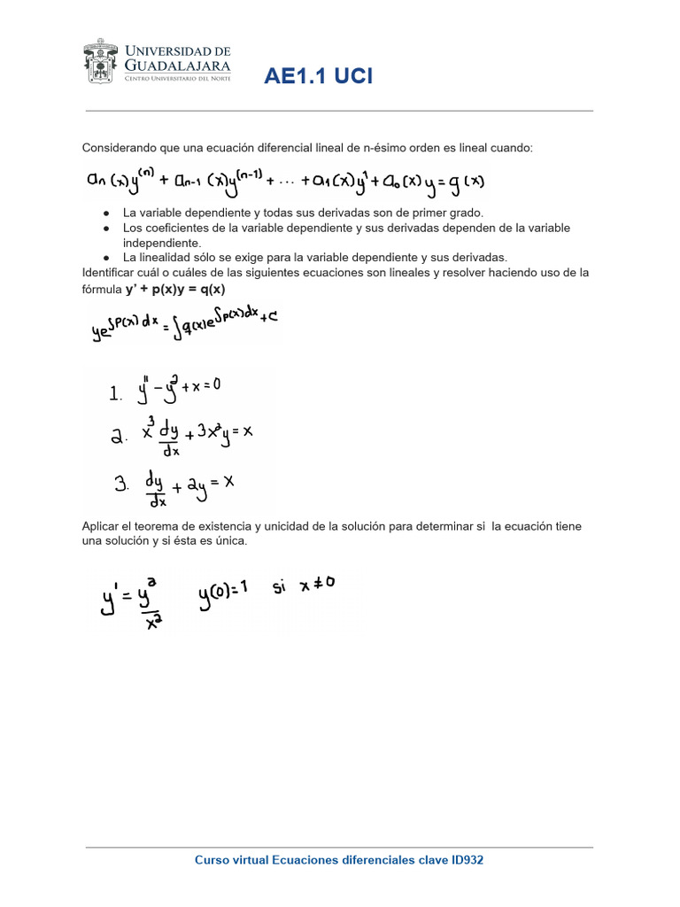 Ae1.1 Uci | PDF