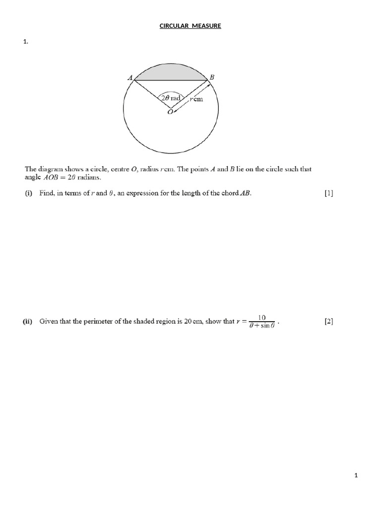 Circular M 1 | PDF