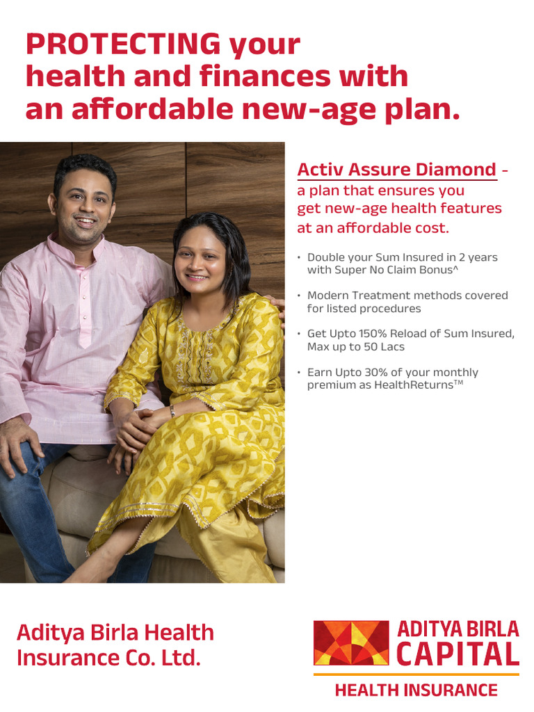 Activ Assure Diamond Health Plan Features | PDF | Insurance | Medicine