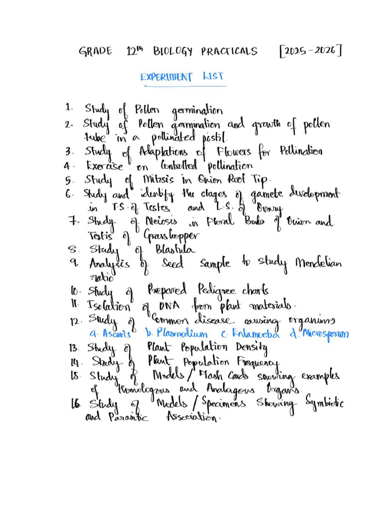 CBSE Experiments 1-9 | PDF