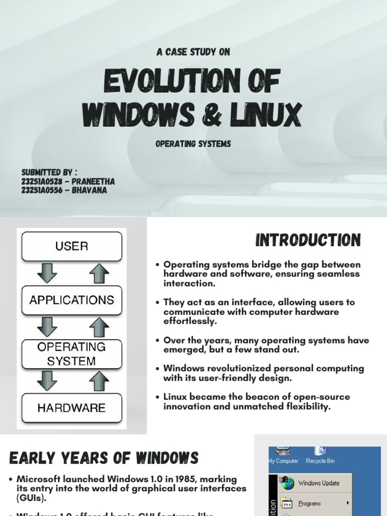 Windows vs. Linux: OS Evolution Case Study | PDF | Linux | Microsoft ...