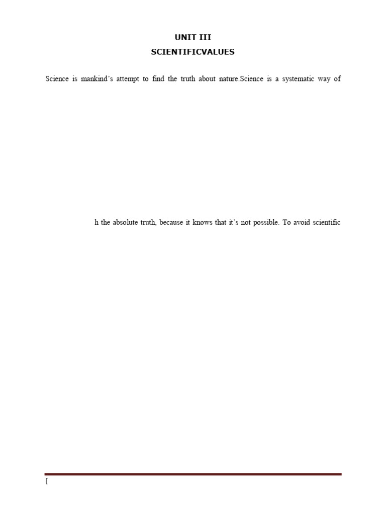 Core Scientific Values Explained | PDF | Hypothesis | Scientific Method