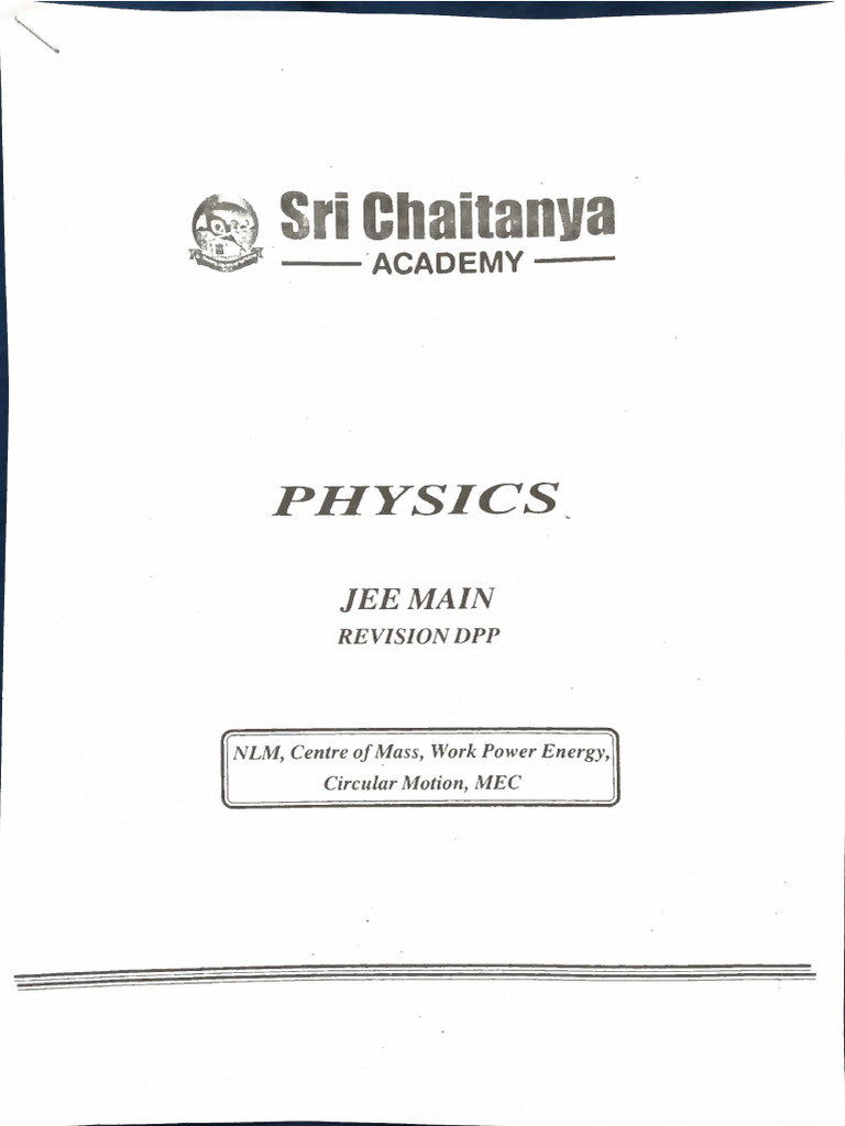 Physics DPP | PDF