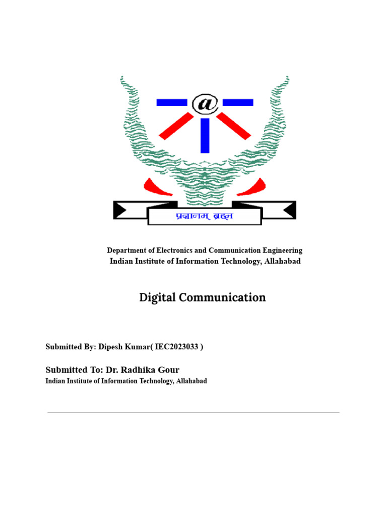 Digital Communication Lab Experiments | PDF