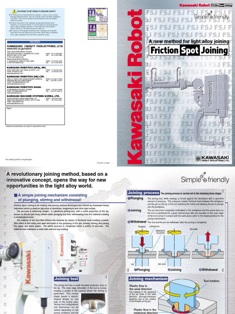 Kawasaki_FSJ_en | PDF | Strength Of Materials | Welding