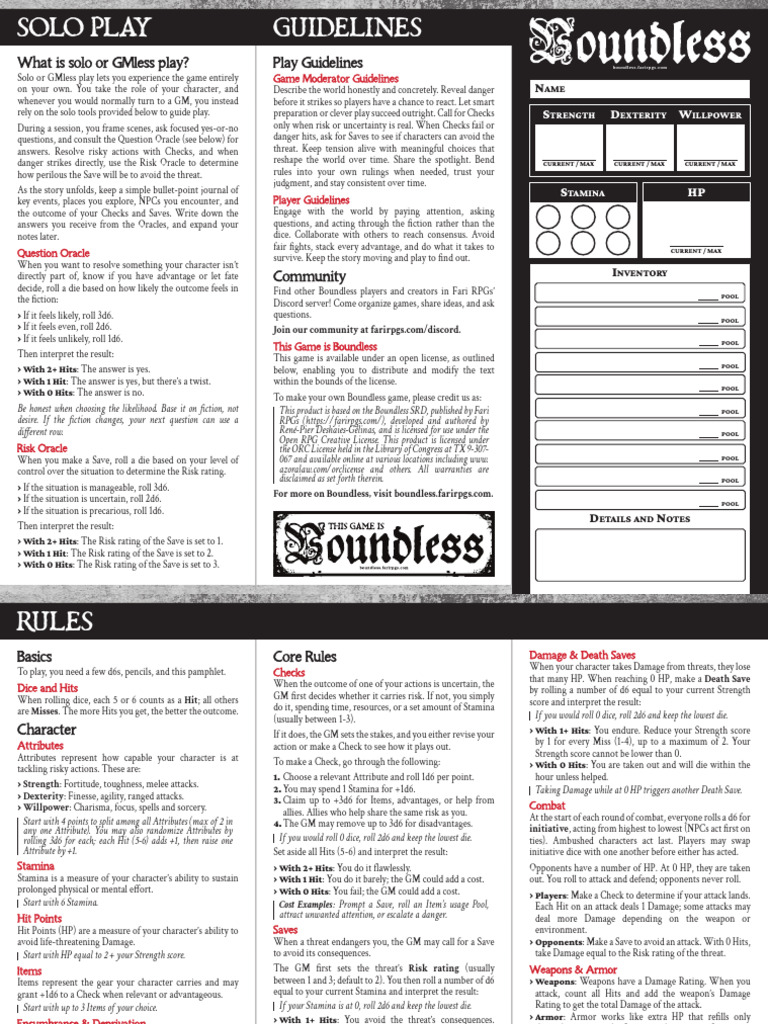 Solo and GMless RPG Play Guide | PDF | Role Playing | Gaming