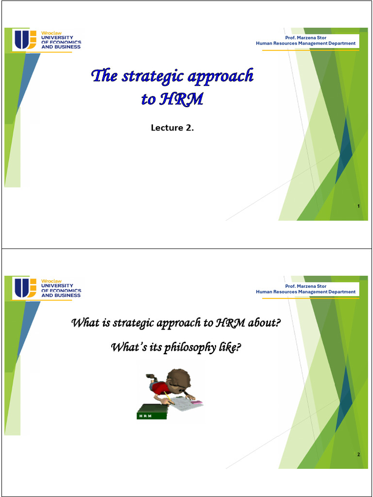 Strategic Human Resources Management Overview | PDF | Human Resource ...