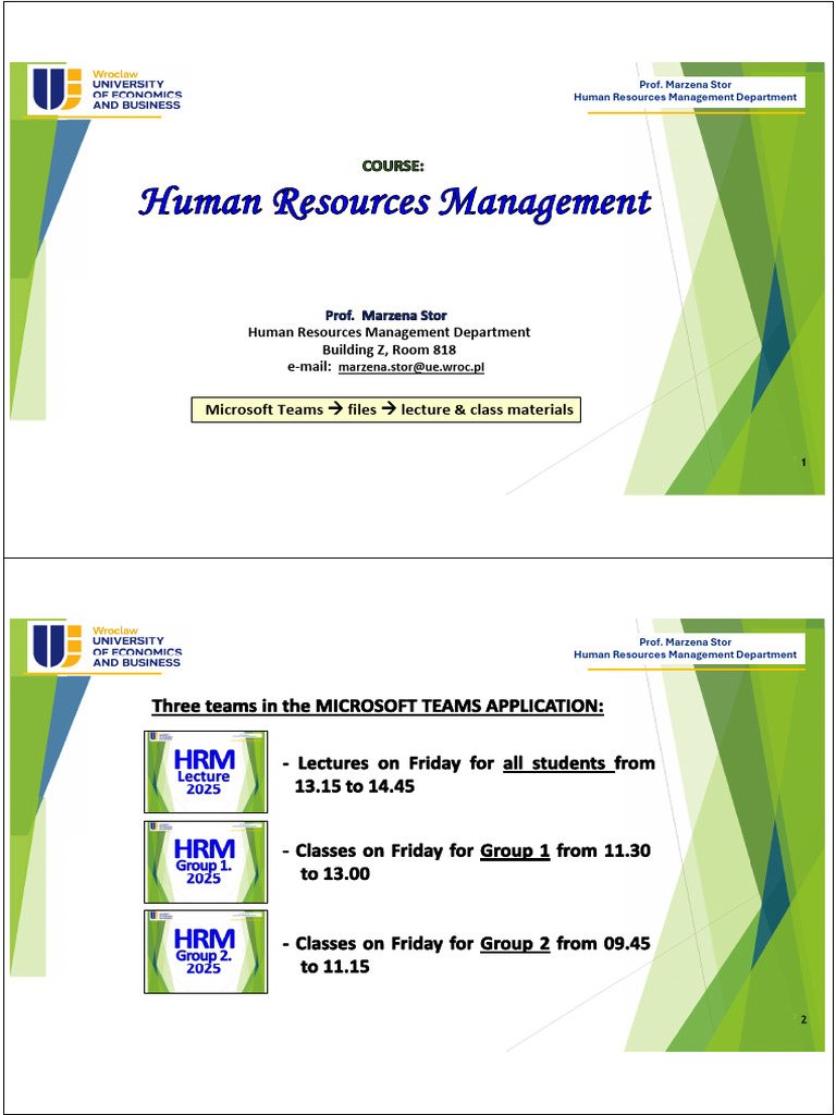 Overview of Human Resources Management | PDF | Human Resource ...