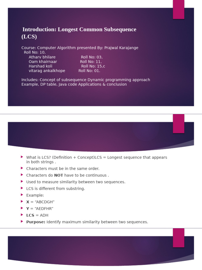 Presentation 1 | PDF | Dynamic Programming | Applied Mathematics