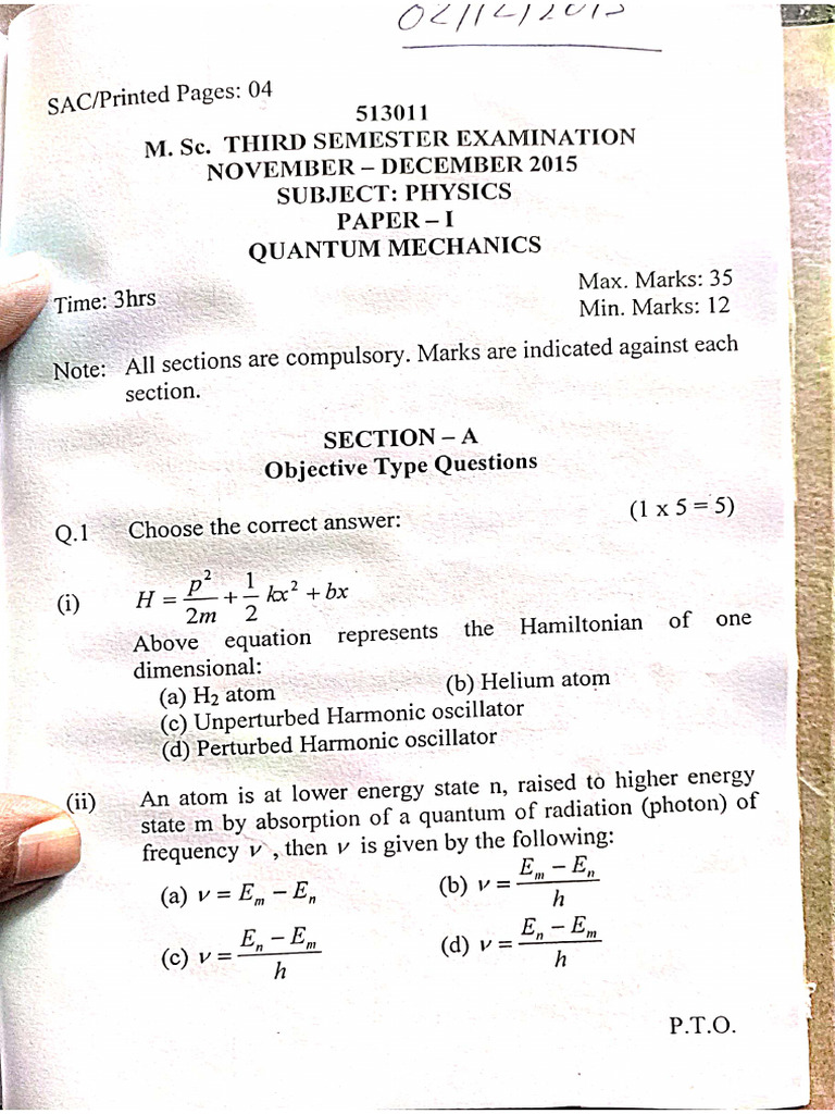 Exam Papers | PDF
