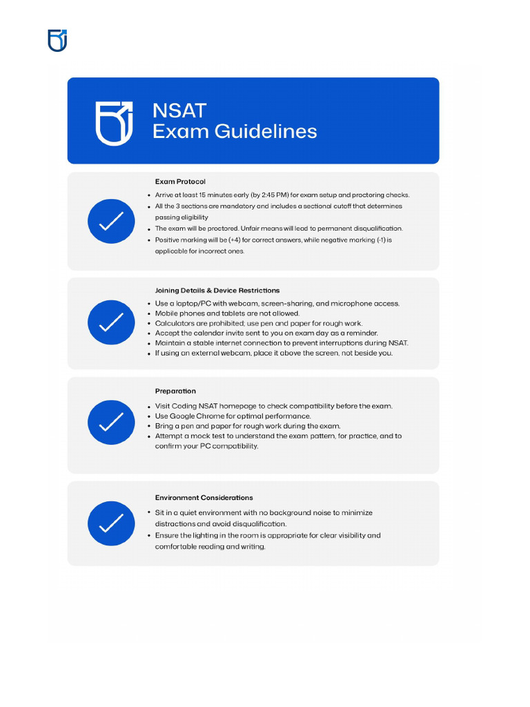 NSAT Mock Test: Math & English Practice | PDF | Function (Mathematics ...
