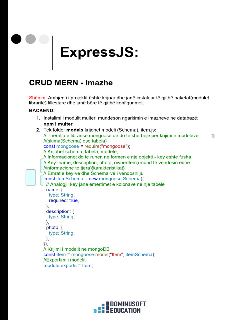 8-ExpressJS Ushtrime LNgqoE9 | PDF