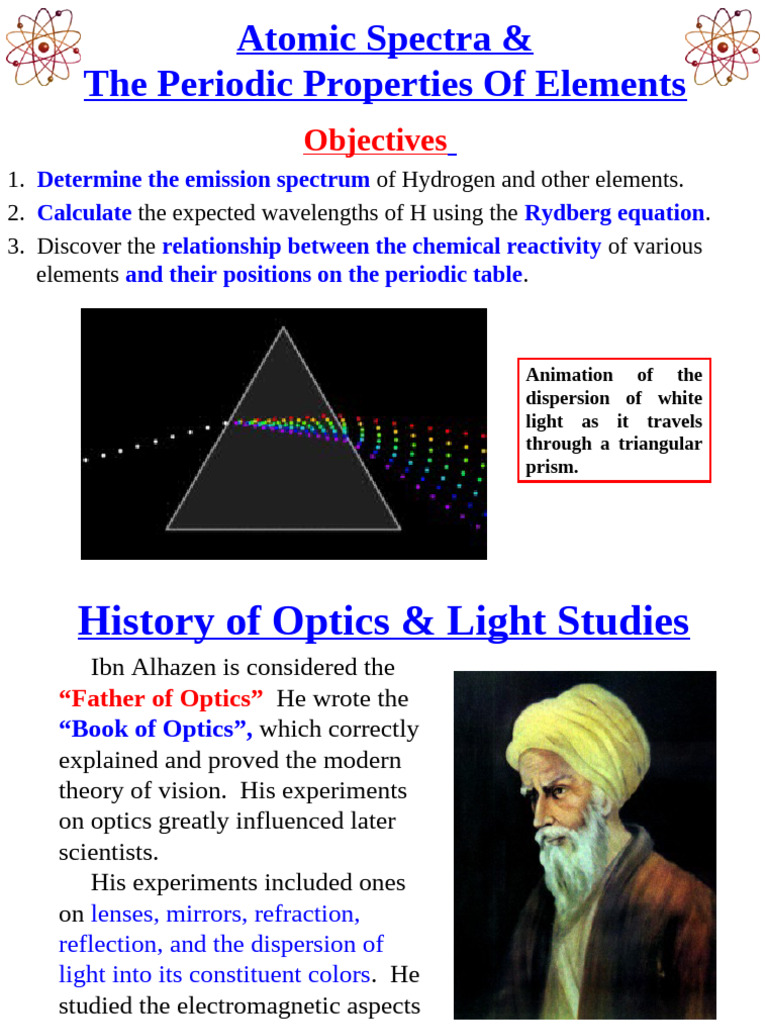 PDF GO Atomic Spectra | PDF | Emission Spectrum | Aluminium