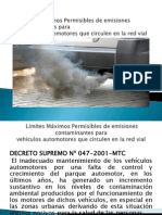 Límites Máximos Permisibles de Emisiones Contaminantes Nuevo