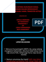 Hubungan Antara Dukungan Sosial Dankecemasan Dalam Menghadapi Persalinan Ppt