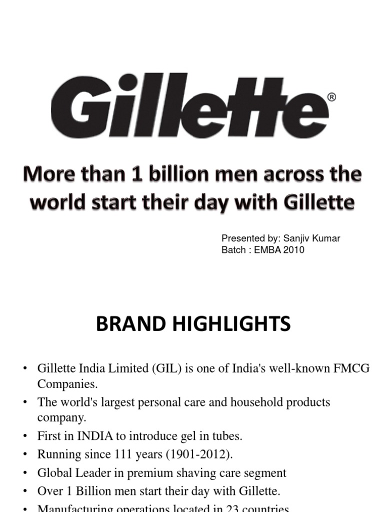 Gillette India: Market Strategy Overview | PDF | Shaving | Razor