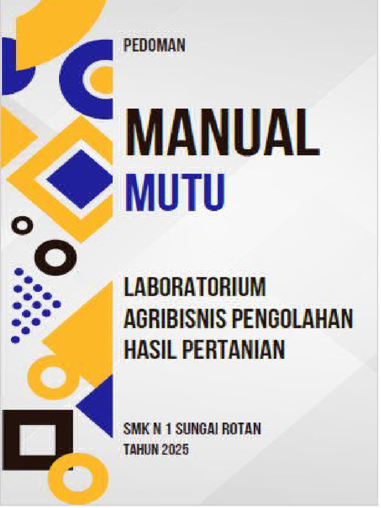 Manual Mutu Laboratorium APHP SMK | PDF
