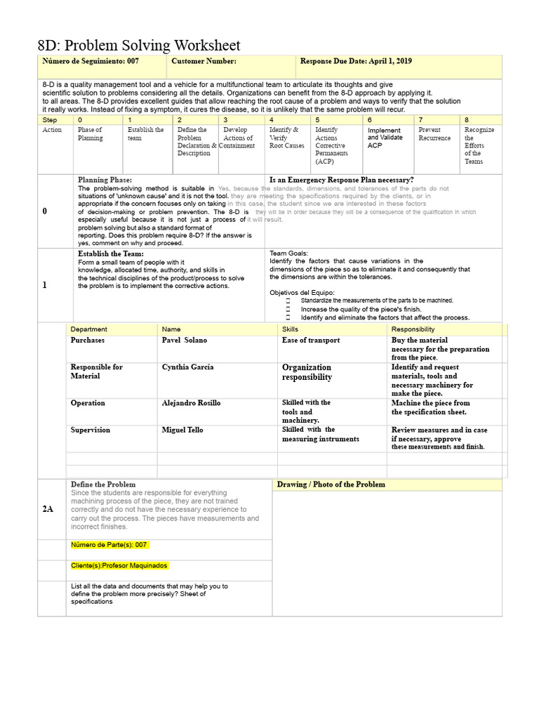 Format 8D | PDF | Specification (Technical Standard)