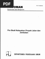 Download 01-Pra Studi Kelayakan Proyek Jalan Dan Jembatan by Dinny Kus Andiany SN95025461 doc pdf