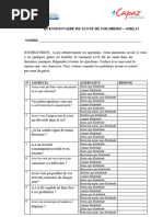 Questionnaire de santé SF-12 : Instructions et utilisation | PDF