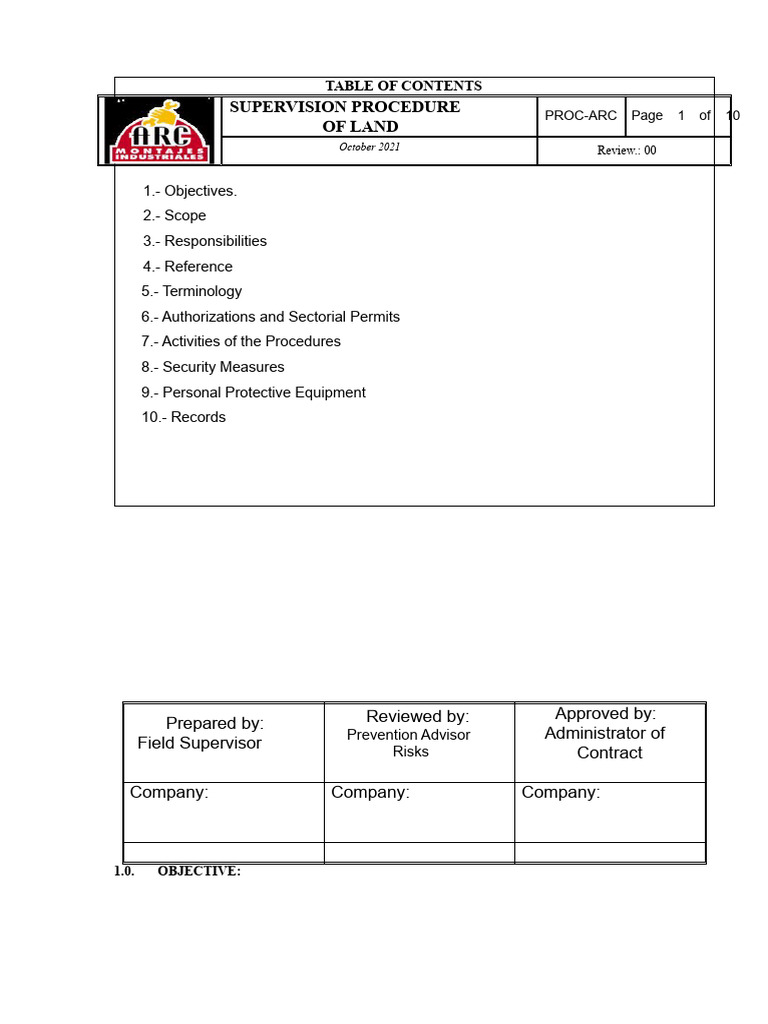 Ground Supervision Procedure-ARC - MODIFY | PDF | Personal Protective ...