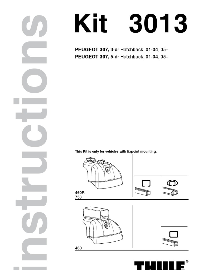 PEUGEOT 307, 3-dr Hatchback, 01-04, 05 - PEUGEOT 307, 5-dr Hatchback ...
