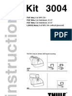 FIAT Idea, 5-dr MPV, 03 - FIAT Stilo, 3-dr Hatchback, 01-07 FIAT Stilo, 5-dr Hatchback, 01-07 LANCIA Musa, 5-dr MPV, 04 - (Without Glassroof)