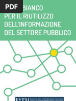 Libro Bianco EVPSI Per Il Riutilizzo Dell'informazione Del Settore Pubblico