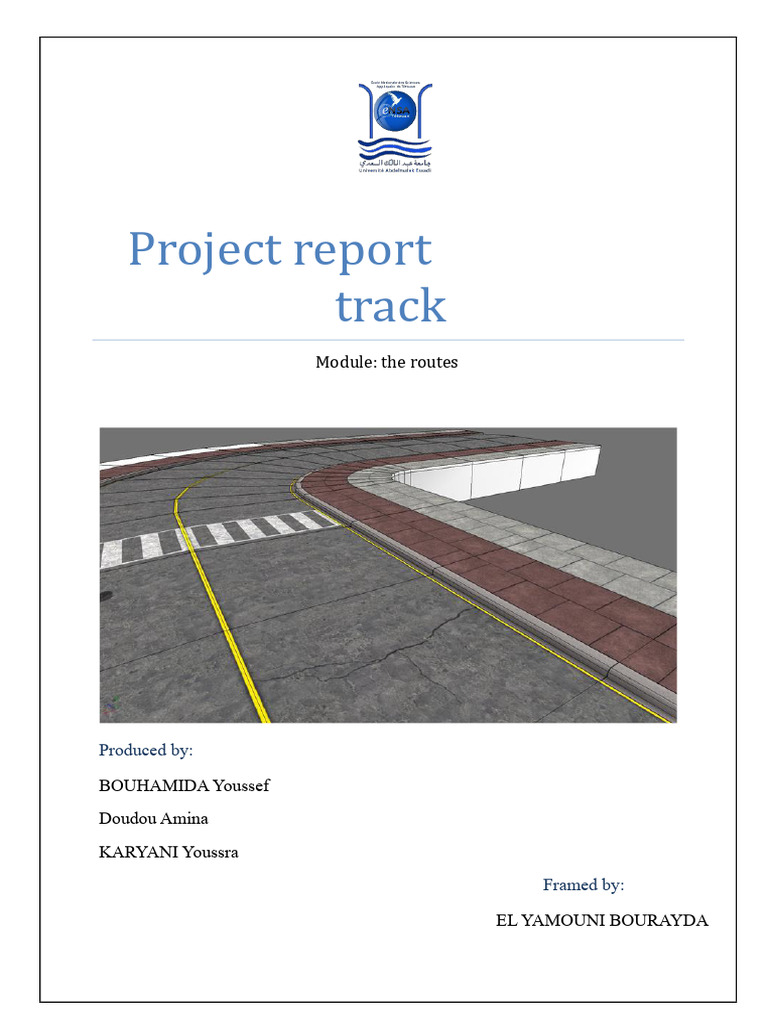 Road Design Project Report 2016/2017 | PDF | Geometry