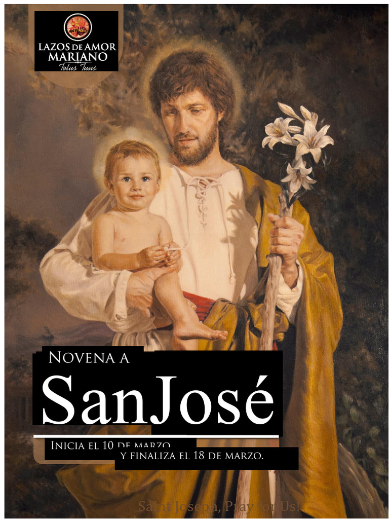 Novena Prayers to Saint Joseph | PDF | Saint Joseph | Mary, Mother Of Jesus
