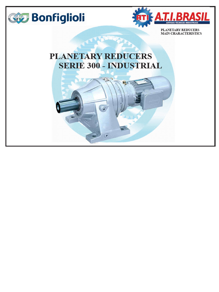 Industrial Planetary Reducers Overview | PDF | Gear | Mechanics