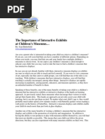 The Importance of Interactive Exhibits at Childrens Museums