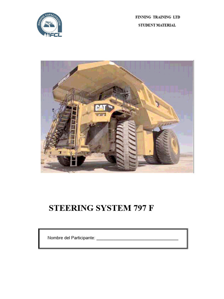 Steering System Training for 797F Truck | PDF | Pump | Valve
