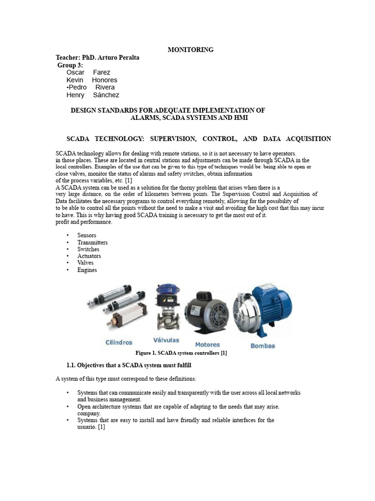 SCADA Systems and HMI Design Standards | PDF | Scada | User Interface