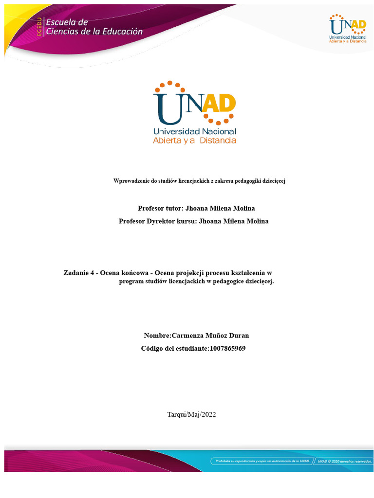 Format 4 - Format For Preparing The Evaluation of The Projection of The ...