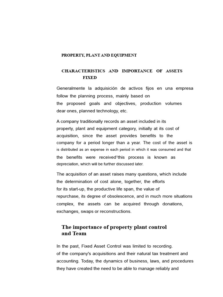 Understanding Fixed Assets Management | PDF | Internal Control | Expense