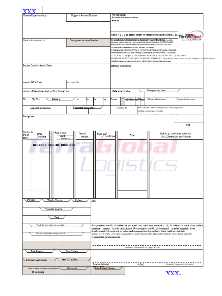 Air WayBill PDF | PDF