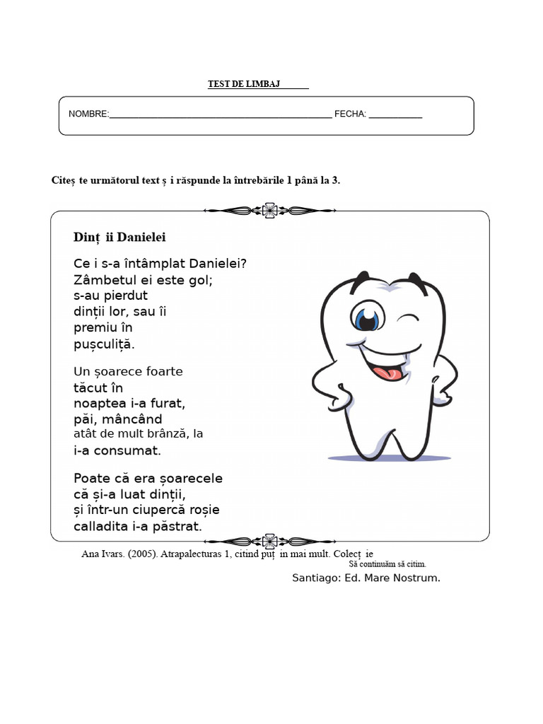 Limba Test | PDF