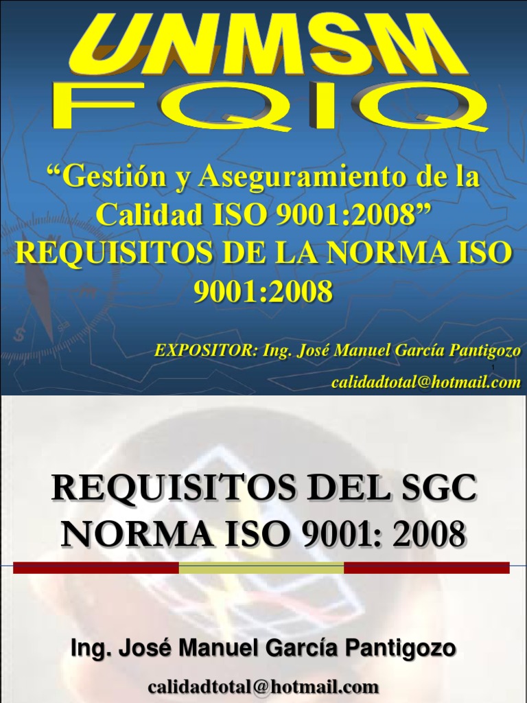 Requisitos de la Norma ISO 9001:2008 | PDF | Gestión de la calidad ...