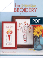 Modern Primitive Embroidery Leisure Arts 4424