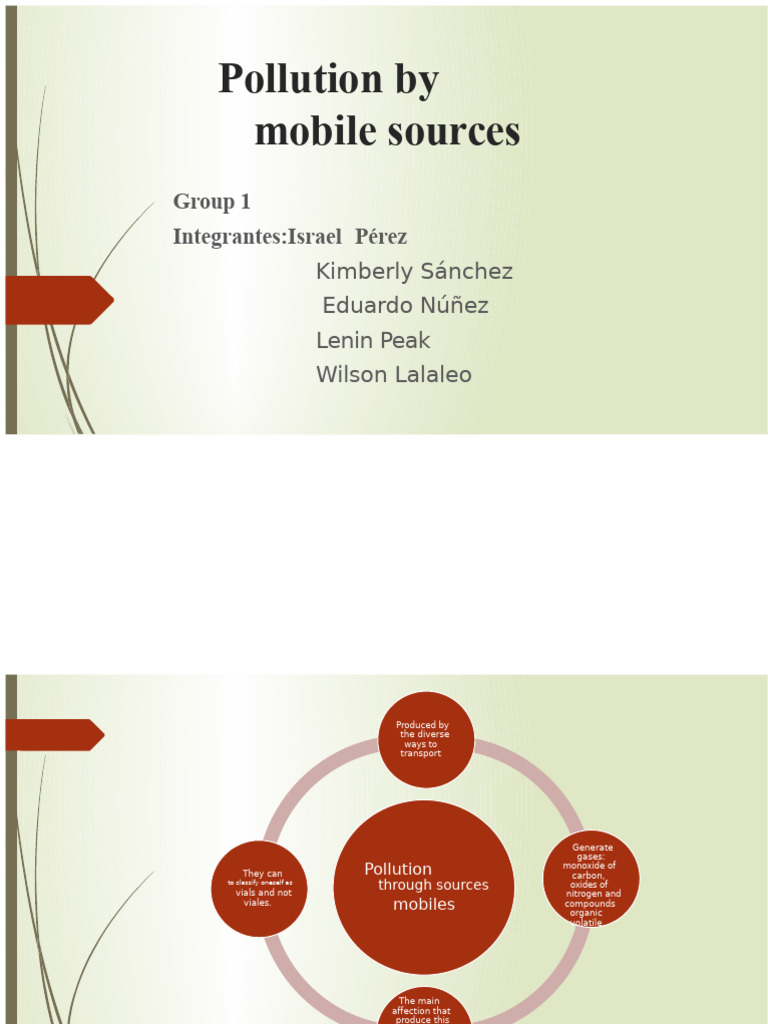 Pollution From Mobile Sources | PDF | Exhaust Gas | N Ox