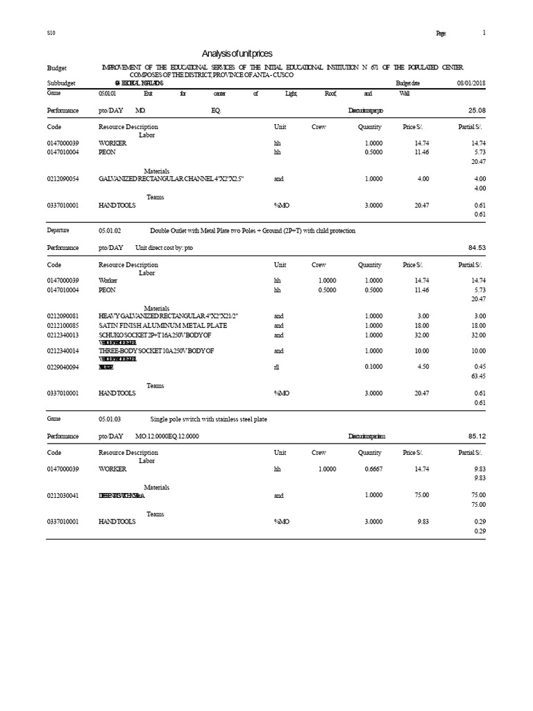 04 Apu-Electrical Installations | PDF | Civil Engineering | Composite ...