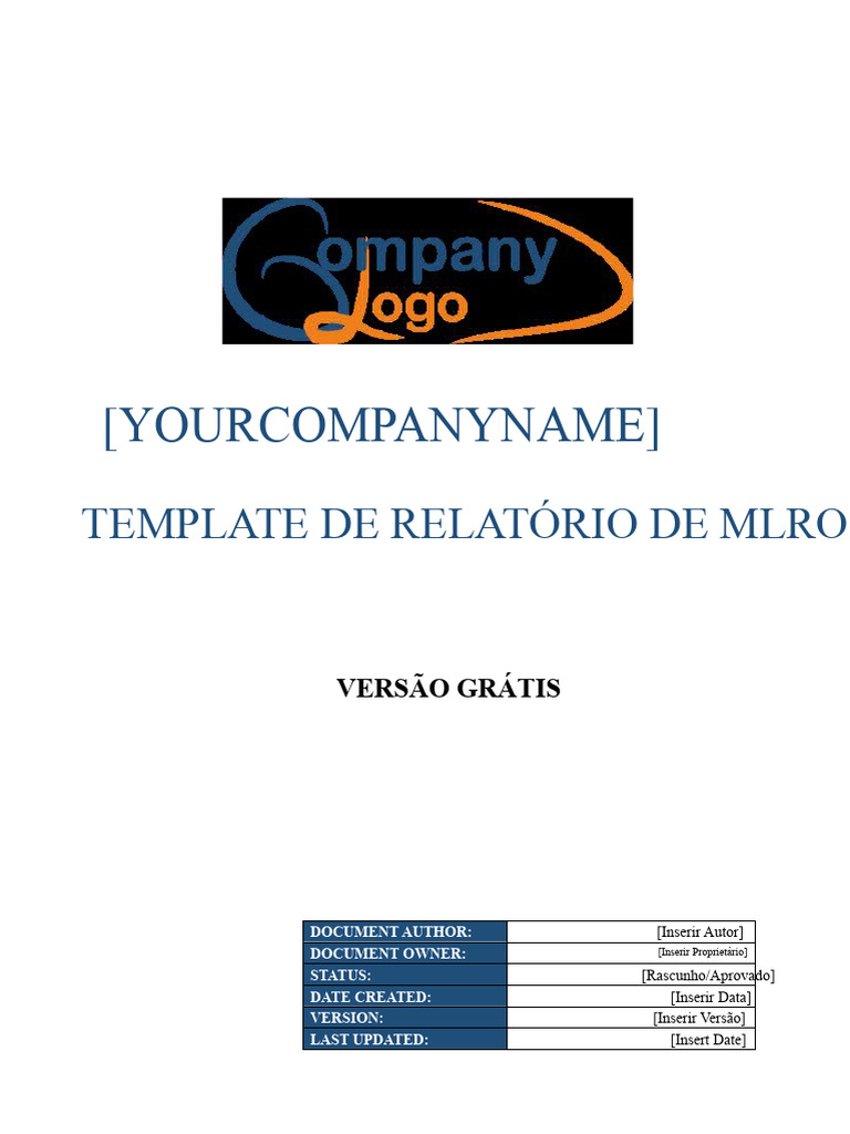 Modelo de Relatório Anual do MLRO | PDF | Business