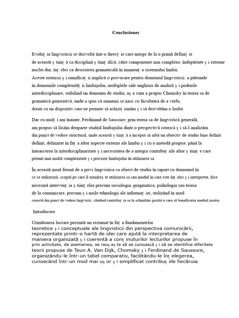 Concluzie | PDF