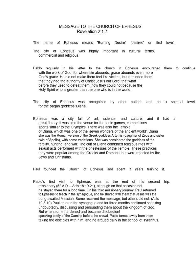 The 7 Churches of the Apocalypse | PDF | Paul The Apostle | Early ...