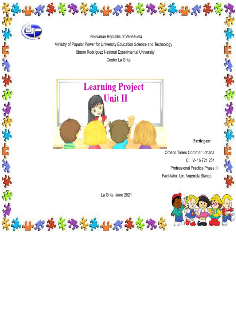 Unit II Learning Project | PDF | Drawing | Shape