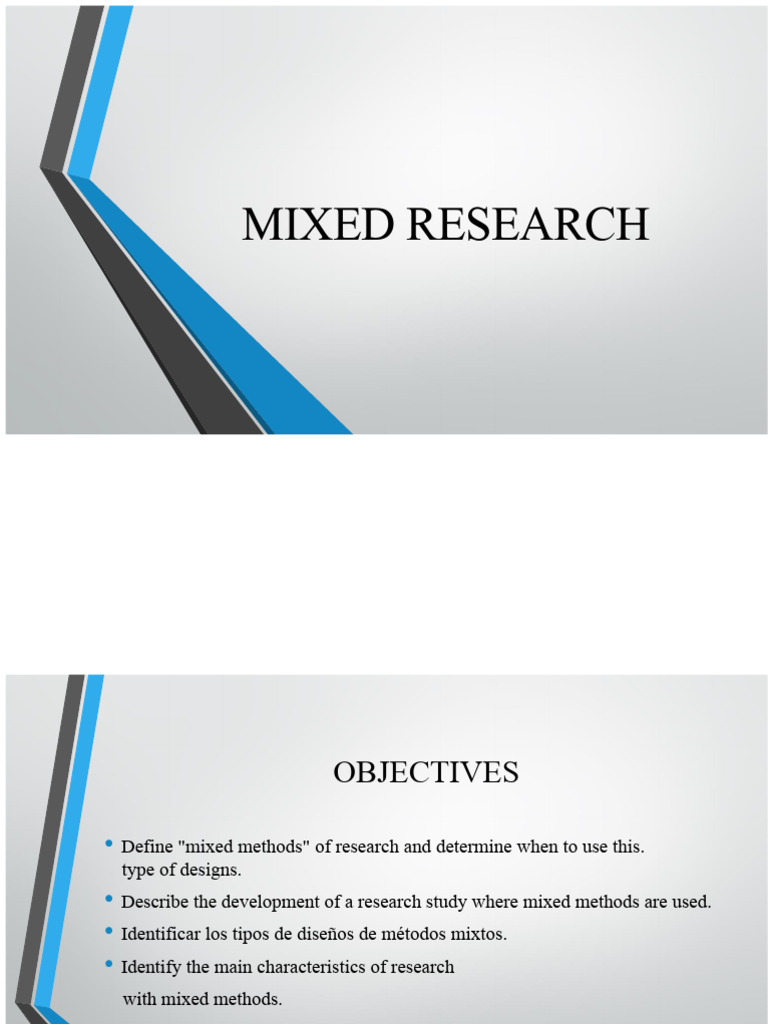 Understanding Mixed Methods Research | PDF | Quantitative Research ...