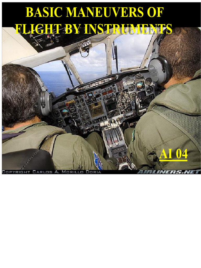 Ai-04 Basic Flight Maneuvers by Instruments | PDF | Compass | Aircraft