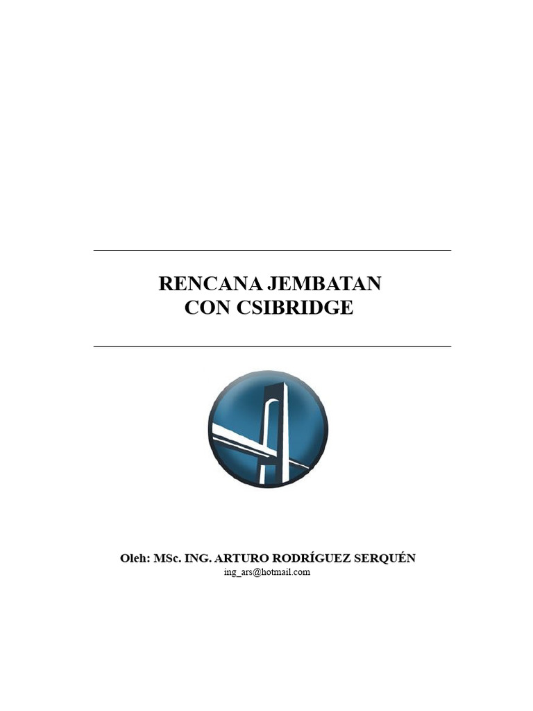 Jembatan Dengan CSIBridge - Ing. Arturo Rodríguez Serquén | PDF